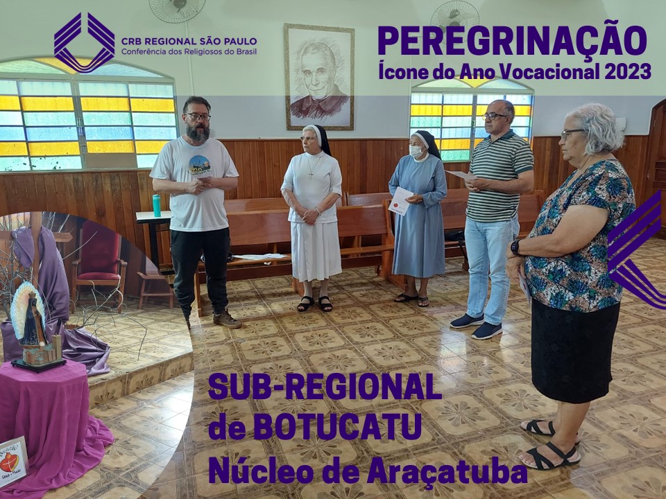 Regional de São Paulo faz peregrinação do ícone do Ano Vocacional e da imagem de Nossa Senhora nos núcleos da CRB