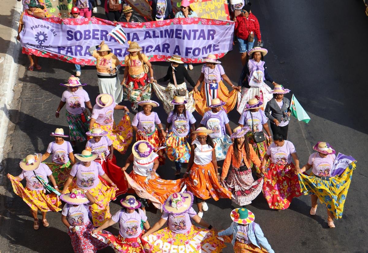 7ª Marcha das Margaridas reúne em Brasília mais de 100 mil pessoas