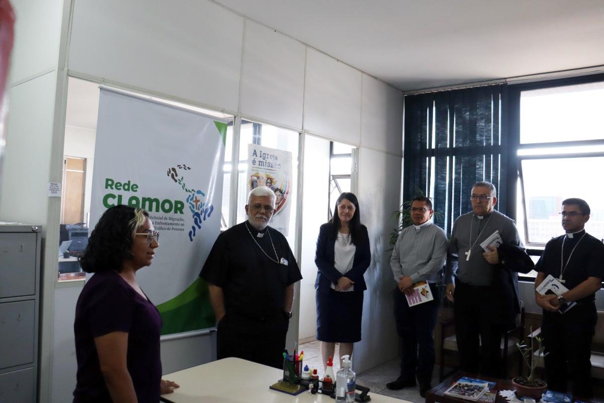 Bispos recém-nomeados pela CNBB visitam a CRB em Brasília